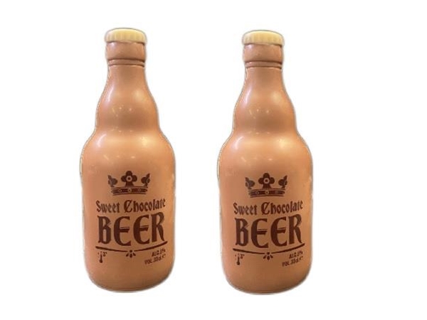 Chocolade bierfles